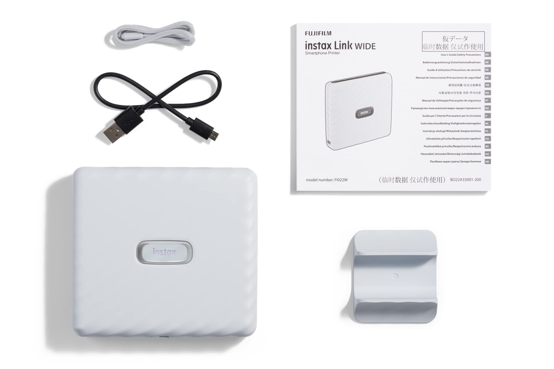 Fujifilm Instax Stampante Link Wide – Stampa Istantanea Da Smartphone (Formato Wide, Bluetooth, Bianco Cenere) - 6