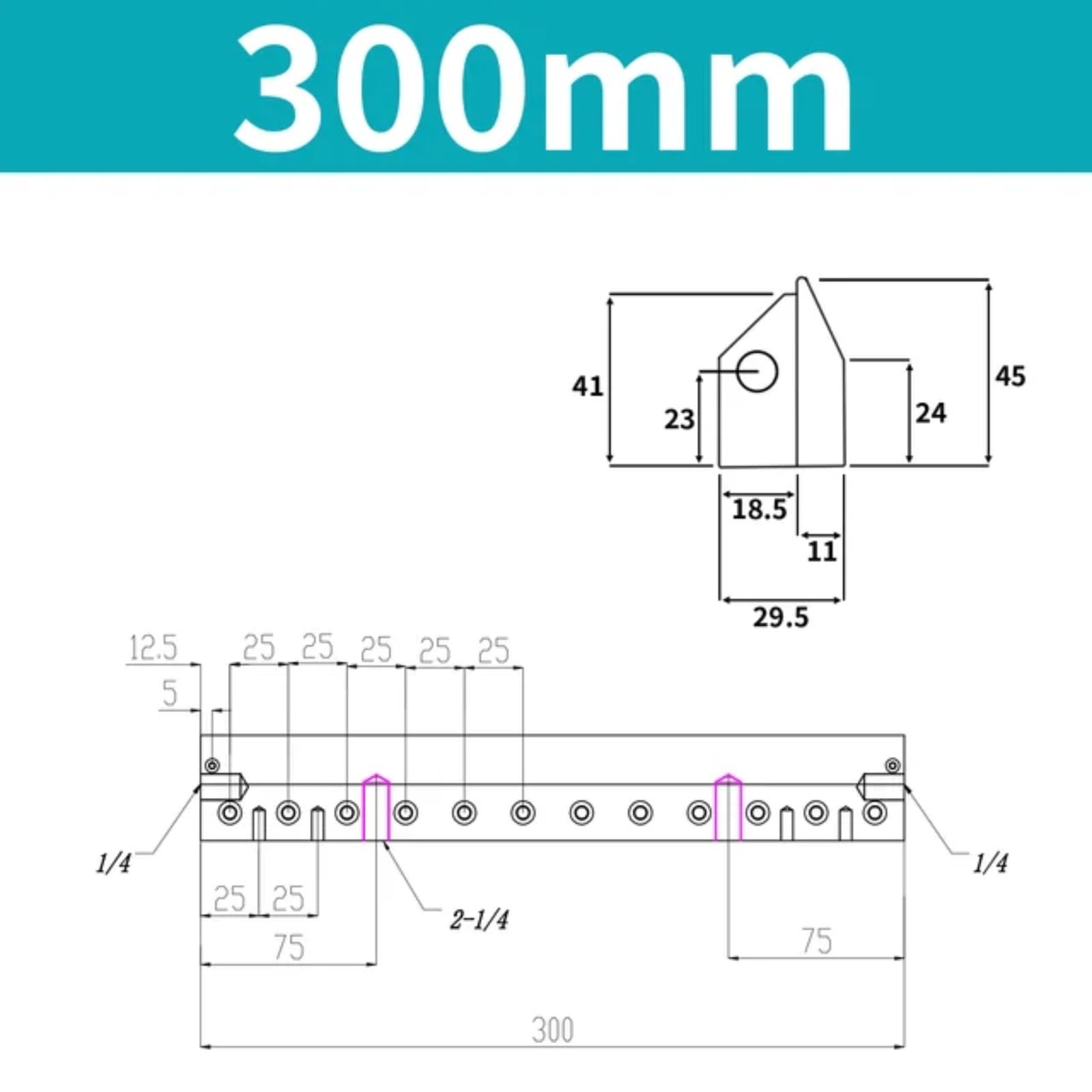 Przemysłowe noże pneumatyczne ze stali nierdzewnej 30 mm-600 mm (300 mm)