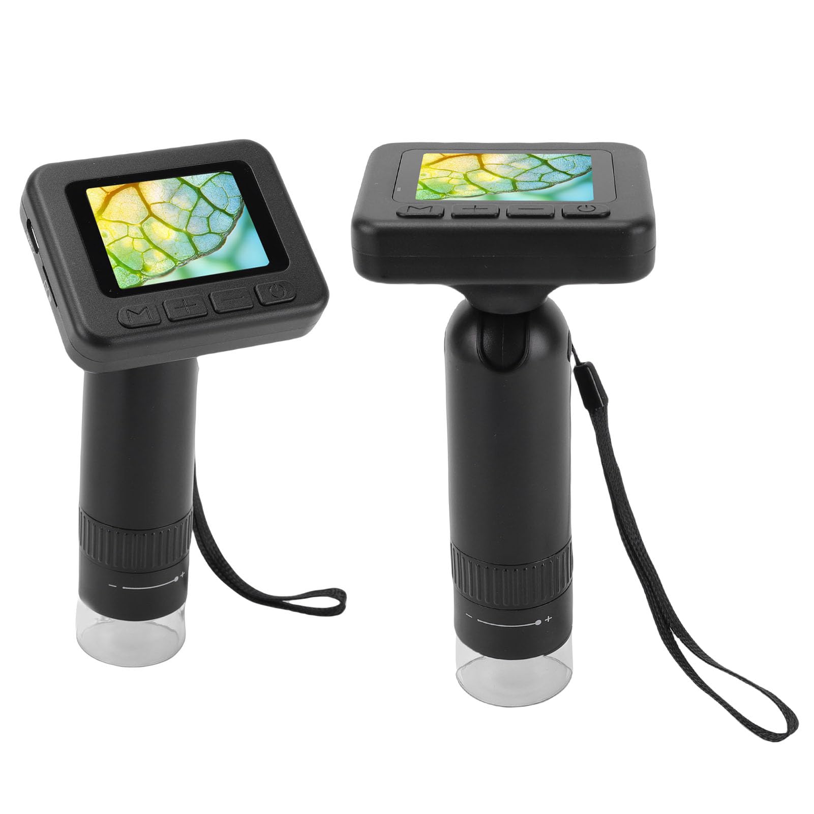 Jectse Microscopio Digitale Portatile 1000X, Fotocamera con Lente D'ingrandimento Portatile con Schermo HD da 2,0 Pollici 1080P con 8 Luci LED Regolabili, per Riparazioni, Saldature,