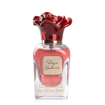 MINISO Rose Nocturne Perfume for Women Floral & Warm Amber Scent, Elegant and Long-Lasting Eau de Toilette, 30 ml / 1.01 fl oz