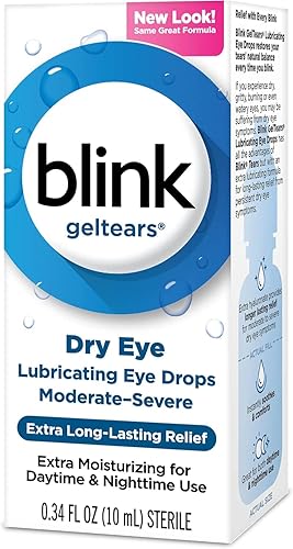 Miniatura 7 de Blink Gel Tears - Gotas lubricantes para ojos, 0.34 oz (paquete de 2)