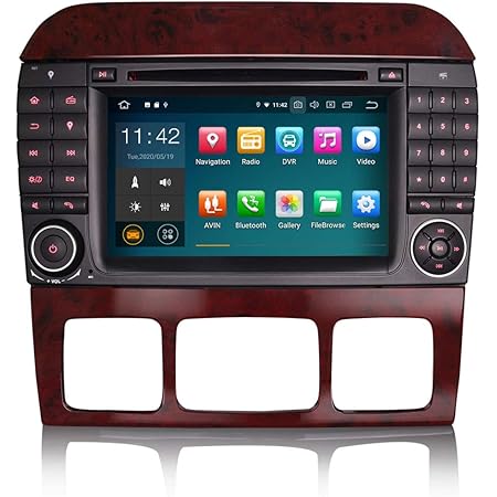 Erisin 8 Cœurs Android 14 Autoradio 4+64Go Pour Mercedes Benz Classe E W211, Classe CLS W219 Support Sans Fil Carplay GPS Navigation DSP WiFi Bluetooth 5.0 Écran Tactile