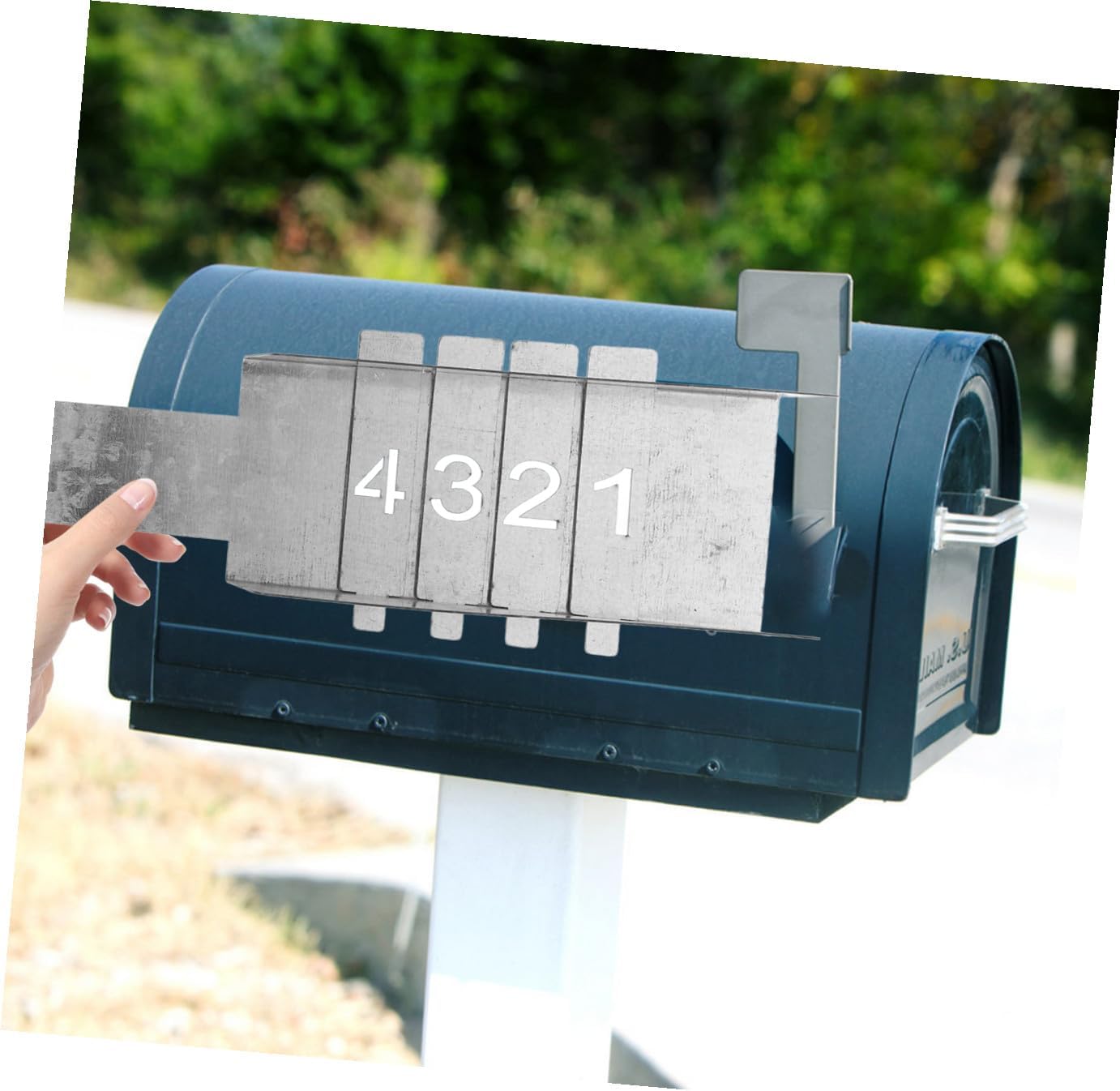 1set Hollowed Number Stencils for Painting Mailbox Signs Templates for Projects Spray Stencil Kit Slots for Custom