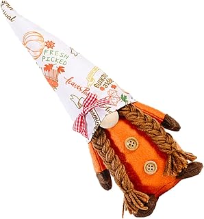 TENDYCOCO 1Pc Colheita Boneca Sem Rosto Decoração Para Casa Brinquedos De Janela Scrummp Pelúcia Decorações Do Dia De Ação De Graças Gnomos De Pelúcia Brinquedo Elfo De Pelúcia Decoração