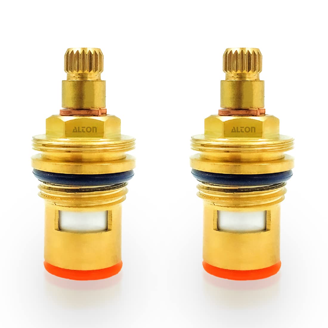 ALTON, ALD285, Brass, 54 Gram Internal Cartridge Quarter Turn For Taps 15mm, 2-Piece (Right Turn) (B0BYZX9ZP3) Amazon Price History, Amazon Price Tracker