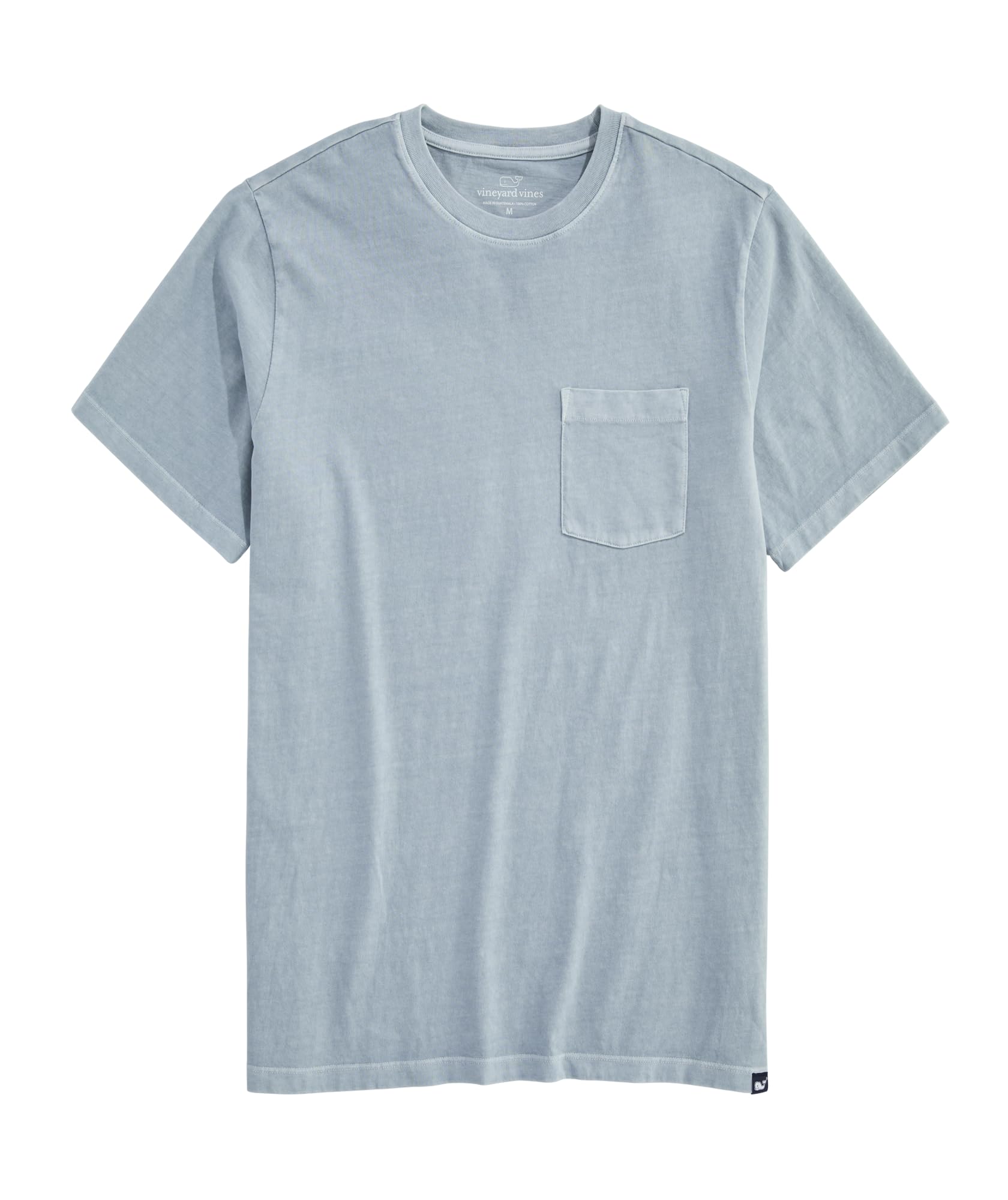 Vineyard Vines Men's Del Mar Blue Surf Short-Sleeve Gart-Dye Pocket Tee, S