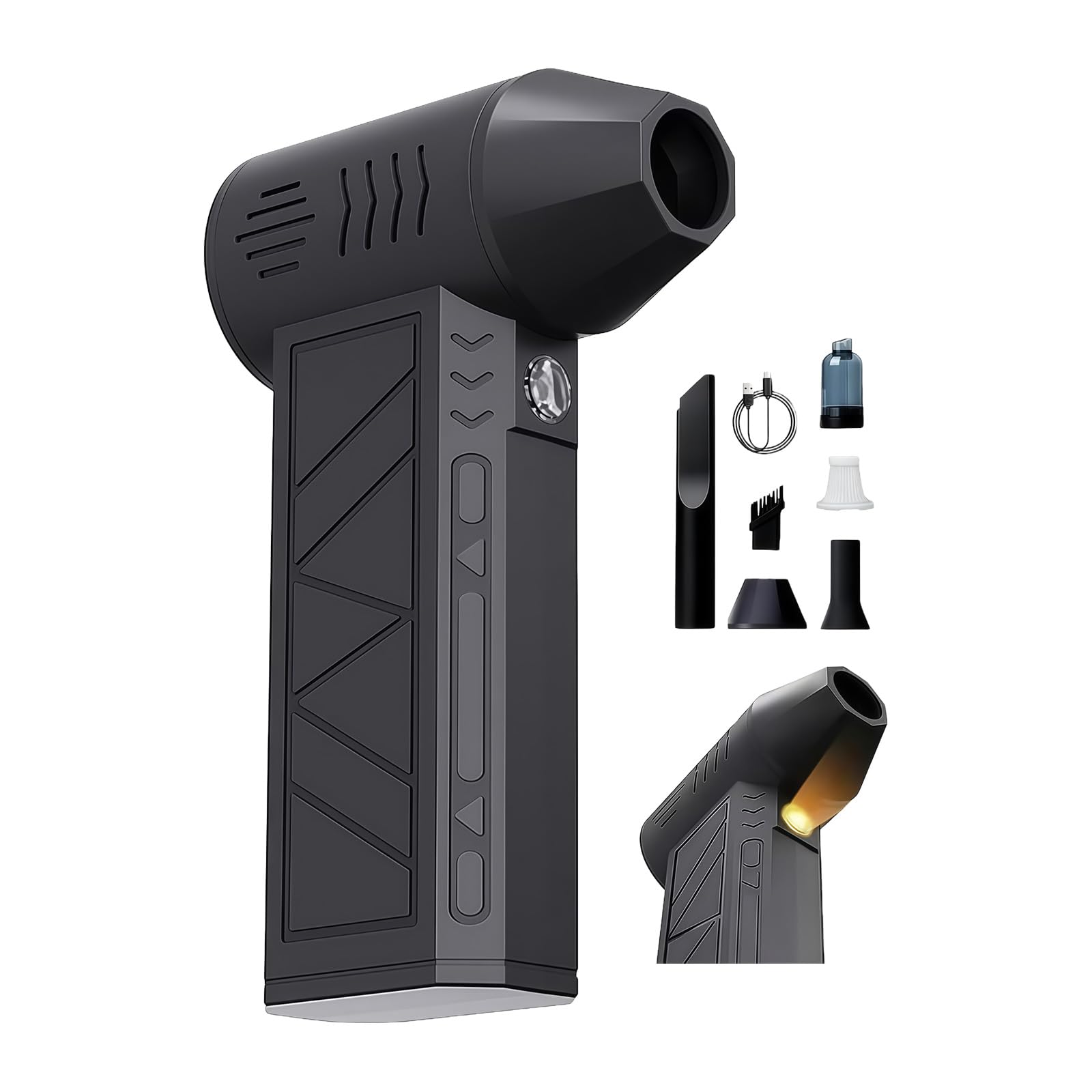 Ventilateur portable USB à LED pour enlever la neige et la saleté