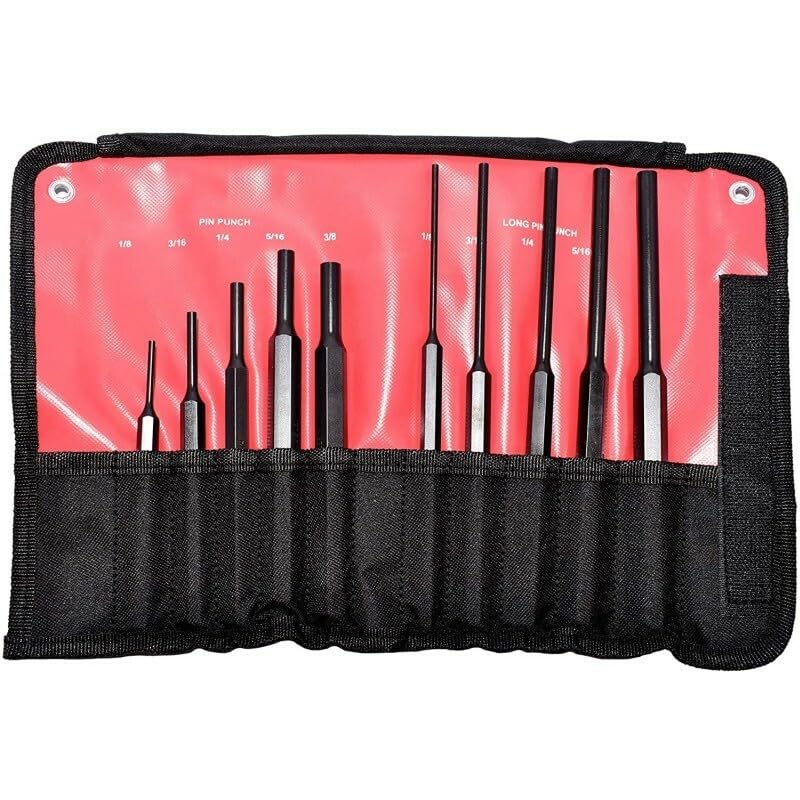 Replacement for Mayhew Pro 10 Piece Pin Punch Set Made