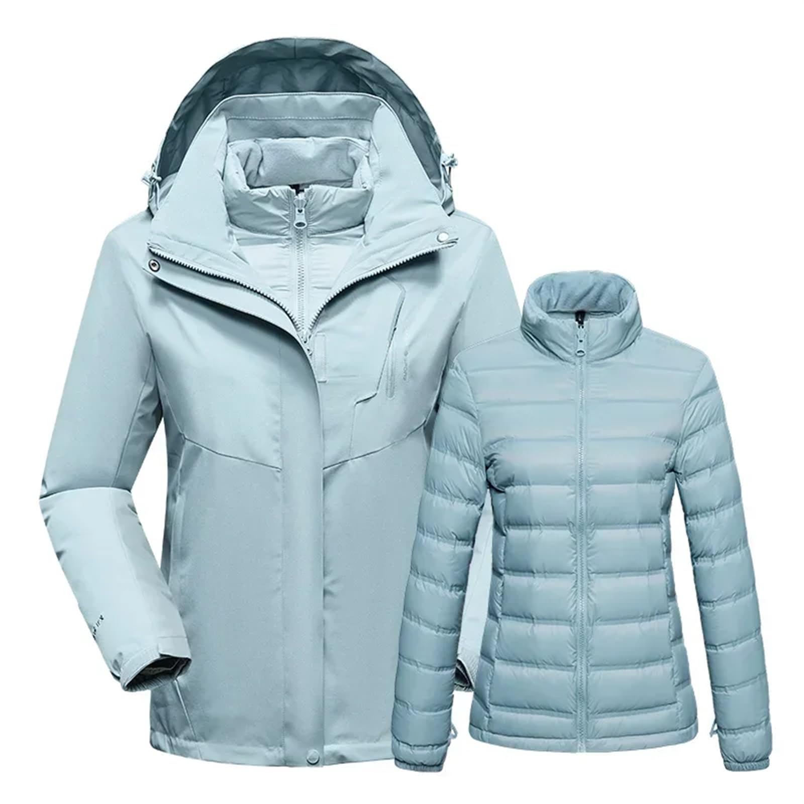 Trajes De Esquí Para Mujer Traje de esquí for mujer, chaquetas y pantalones de invierno for nieve, ropa de Snowboard impermeable a prueba de viento for exteriores, traje de esquí cálido for mujer Traj