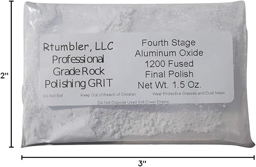 Miniatura 6 de Rock Tumbler Grit for 3 Pound Tumbler by RTumbler Professional Grade Rock Polishing Grit