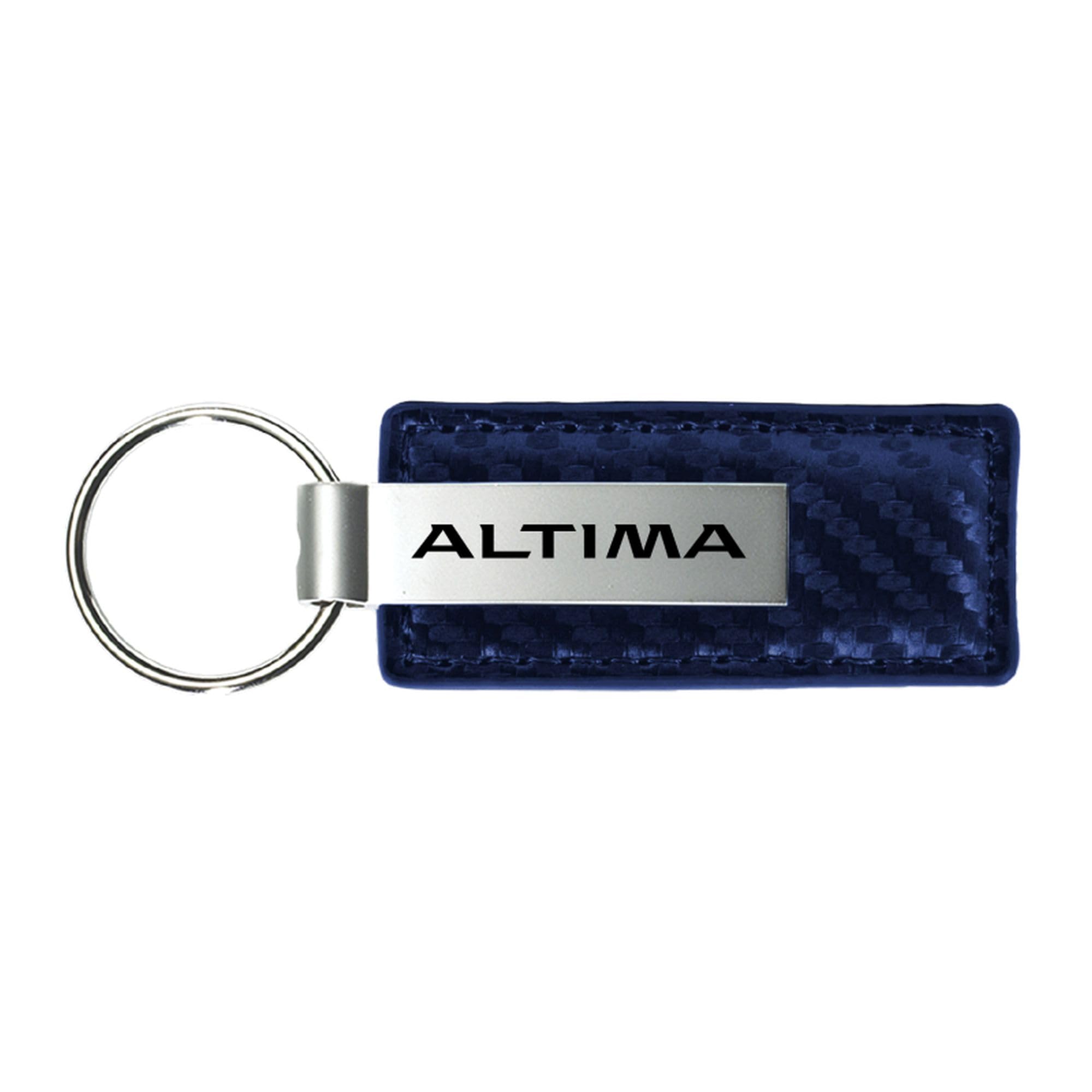 Au-TOMOTIVE GOLD Carbon Fiber Leather Key Chain for Nissan Altima