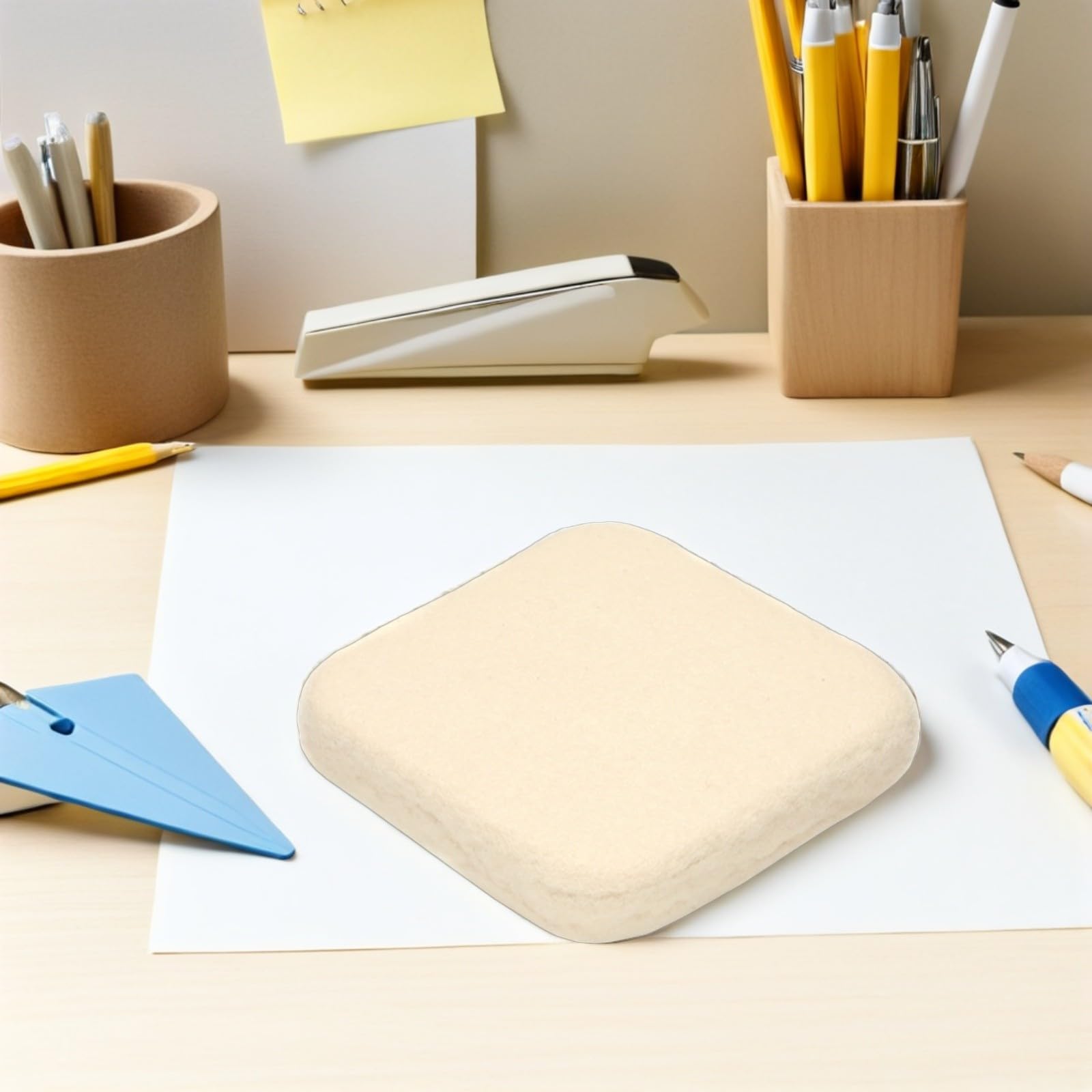Anneome Almohadilla de Fieltro de Lana de Color Claro para Manualidades, Tapete para Trabajos de Artesanía, Cojín para Fieltrar Aguja, Uso Profesional y Principiantes, Superficie