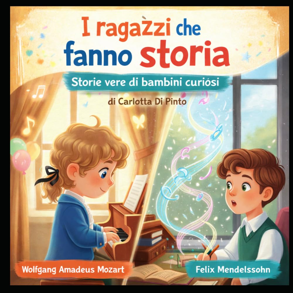 Wolfgang Amadeus Mozart e Felix Mendelssohn: Storie vere di bambini curiosi
