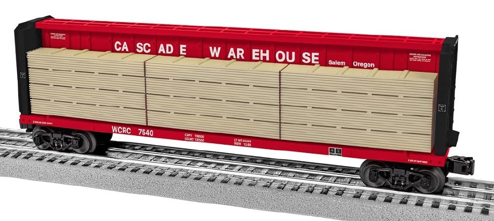 Lionel WCRC Standard O CENTERBEAM FLATCAR #7540 O Gauge 2343102