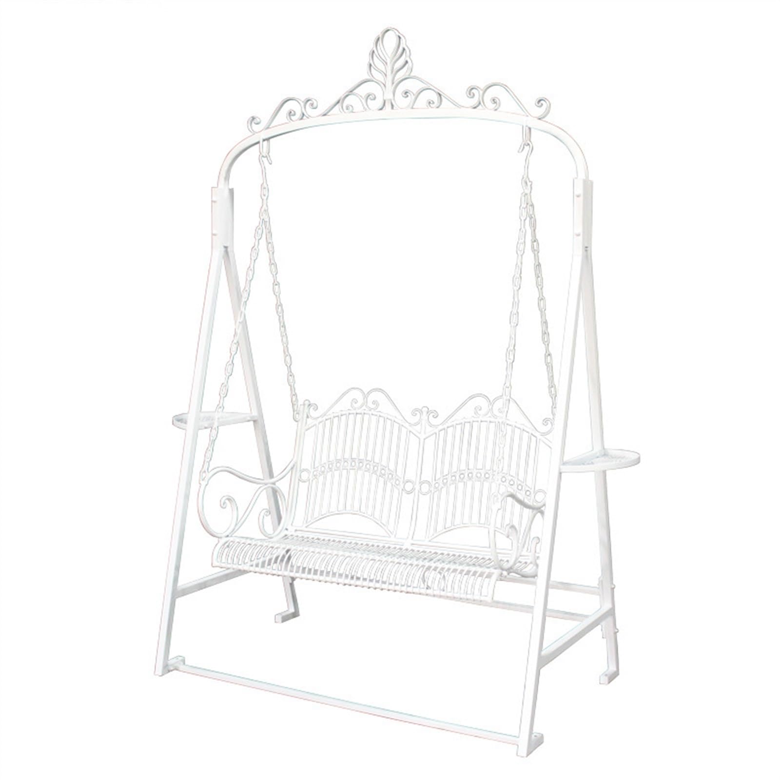Columpio De Jardín para 2-4 Personas, Columpio De Exterior, Silla Colgante De Hierro para Balcón, Hamaca De Ocio para El Hogar, Columpio para Patio, Césped, Jardín, Piscina E Interior.