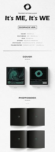 Miniatura 3 de Tempest - It's ME, It's WE DIGIPACK ver. (1er mini álbum) Álbum+CulturaRegalo coreano (pegatinas decorativas, tarjetas fotográficas)