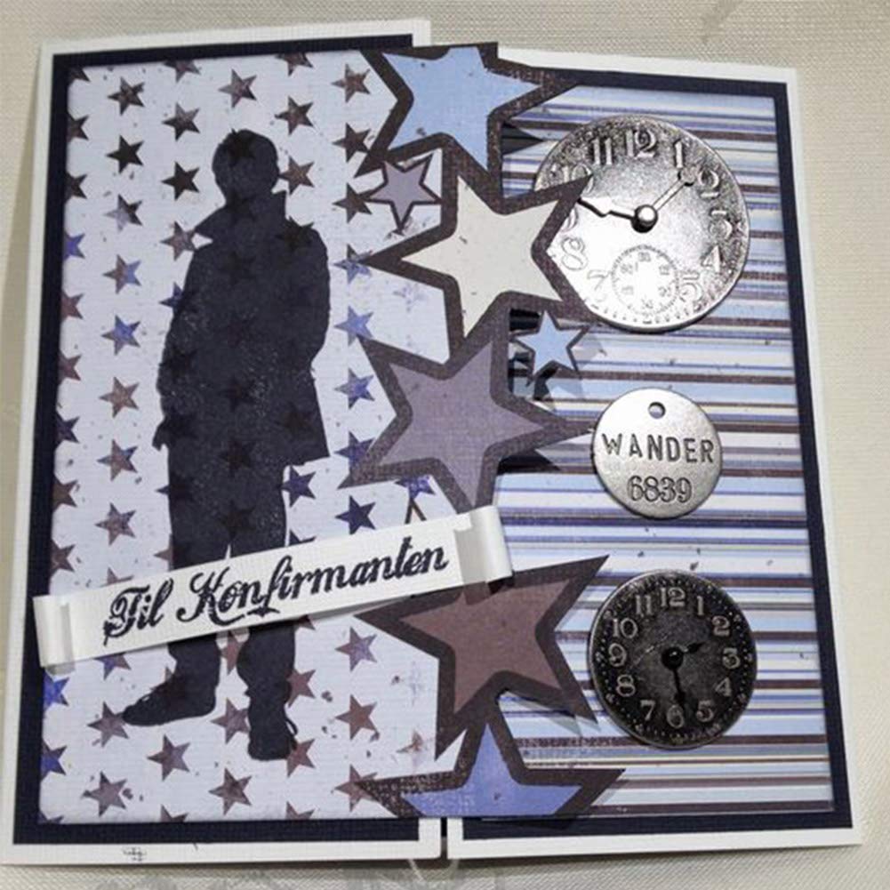 Tailor13me Stanzschablonen Mit Spitzenrand – Metall-Schablonen Für Scrapbooking & Kartenbasteln