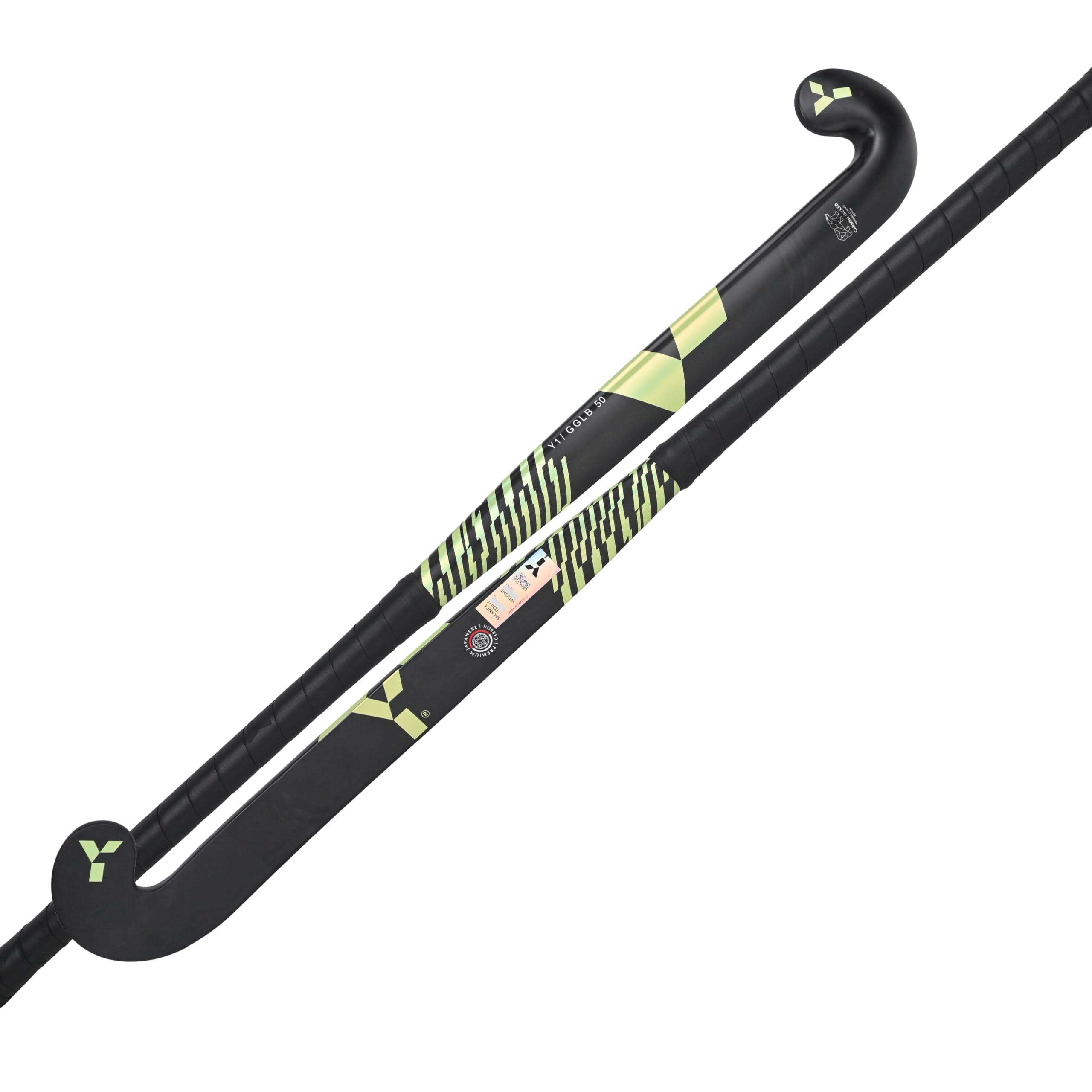 Y Y1 Hockey 50% Carbon 36.5 inches Green, Field Hockey Stick, Cosmic Range