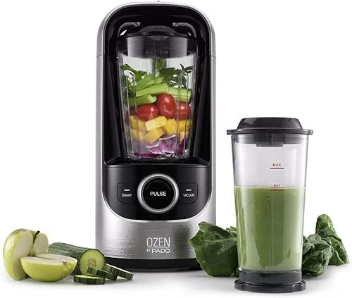 Pado Ozen 500 Vacuum Blender, Countertop Kitchen Blender for Nutrient