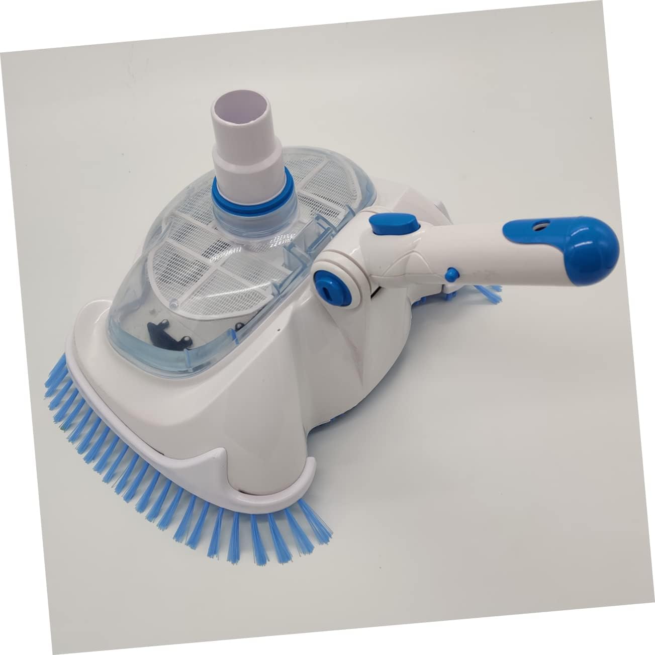 GANAZONO Pool Clean Handle Vacuum Suction Head Swimming Pool Vacuum Head Brush Wide Angle Bristles for Moss Removal