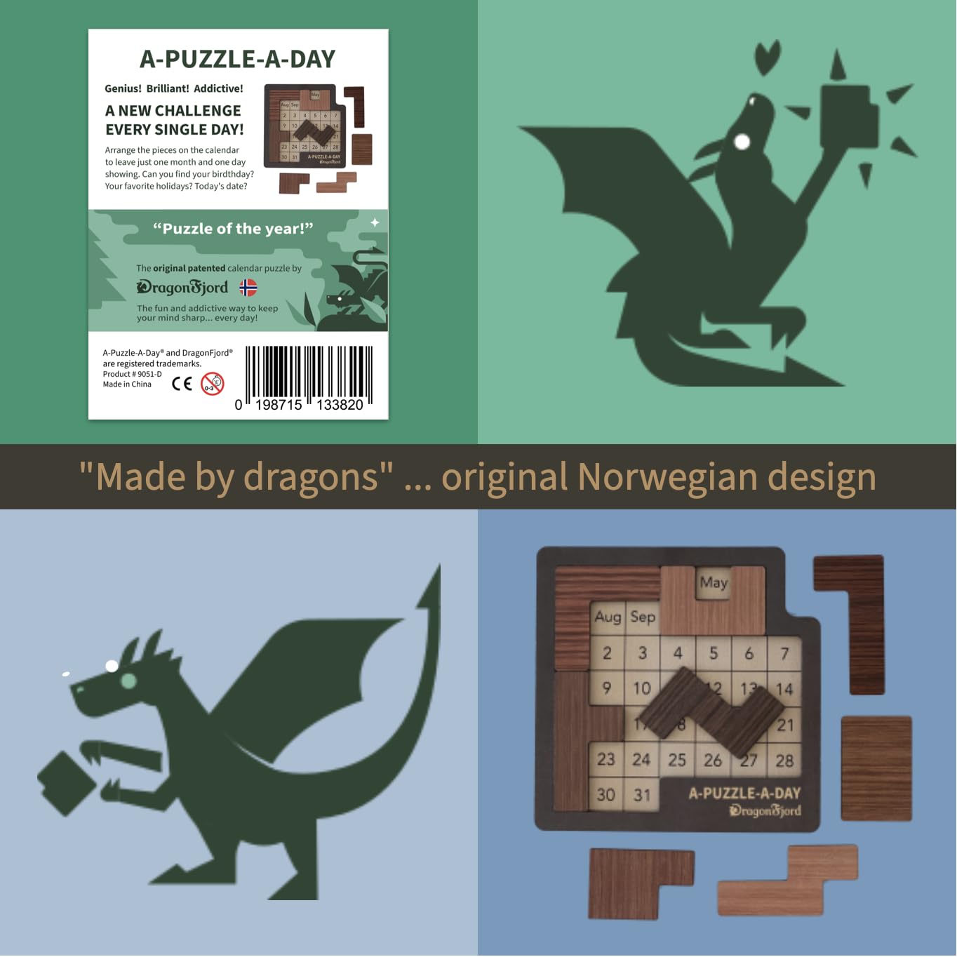 Amazon.com: A-Puzzle-A-Day Deluxe: The Original Daily Calendar