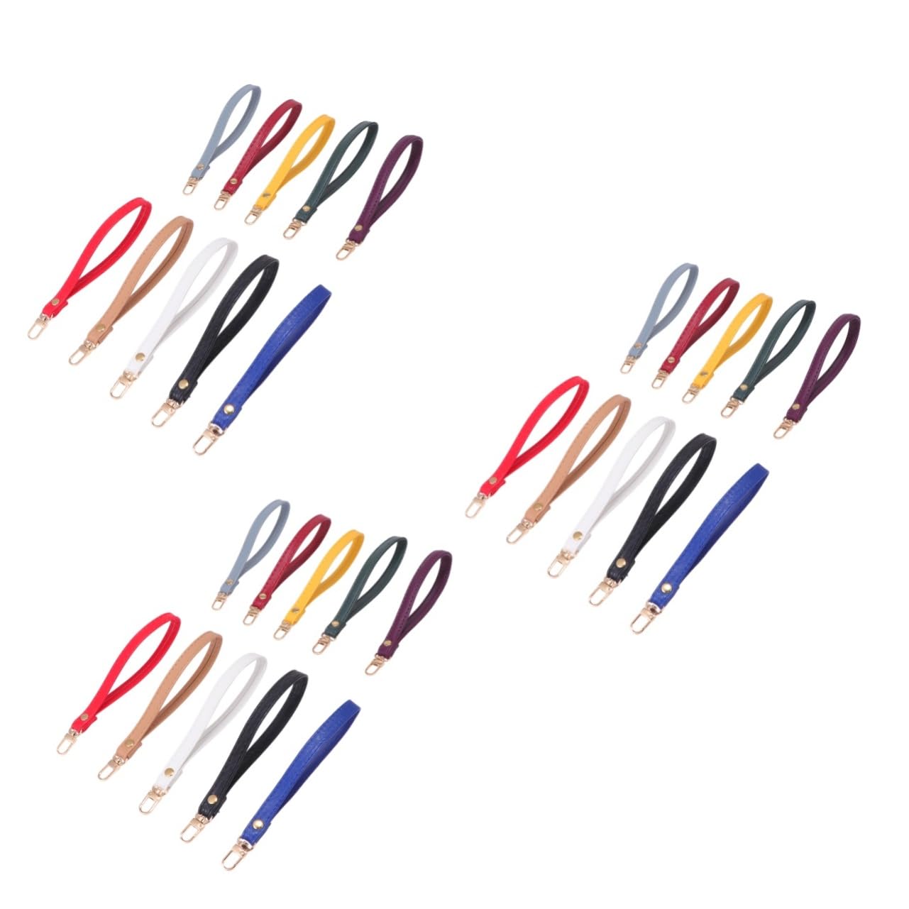 STOBOK 30 STK Schlüsselanhänger Handschlaufe handtaschen Trageriemen Handtasche Tragegurt Trageschlaufe Kamera Handschlaufe Schlüsselband Schlüsselbänder Armband Handgelenkbänder Pu