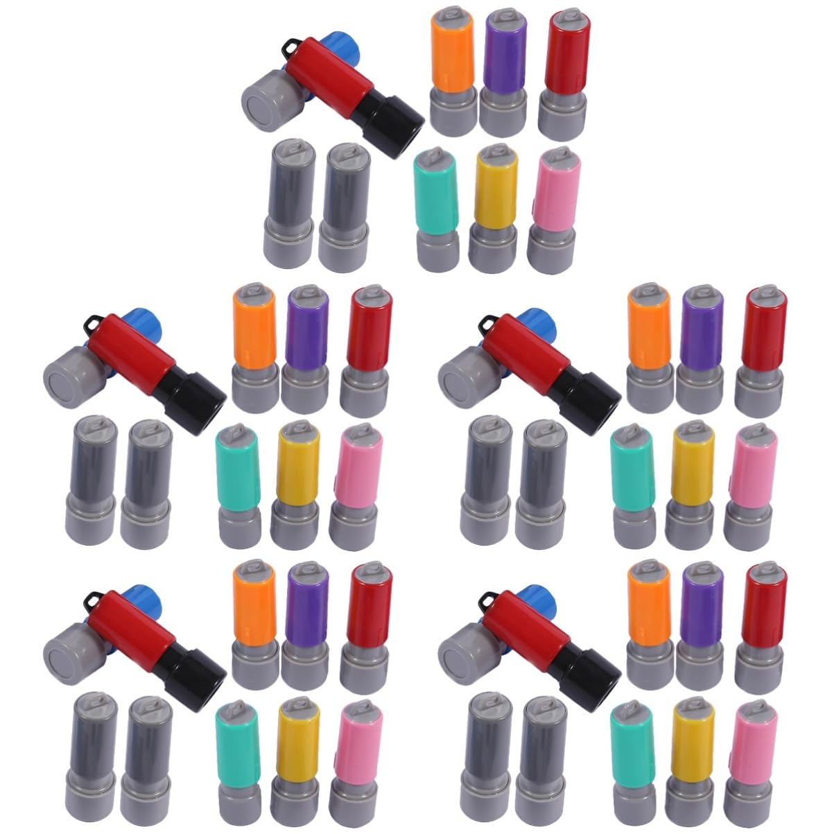 ARTIBETTER 5 Series Caja Del Sello Almohadillas De Tinta Placer Largo Artesanía Elaboración Focas Caso Imprenta Cajas De Sellos Diy Sello De Mano Accesorio De Sello El Plastico 10 Piezas X 5