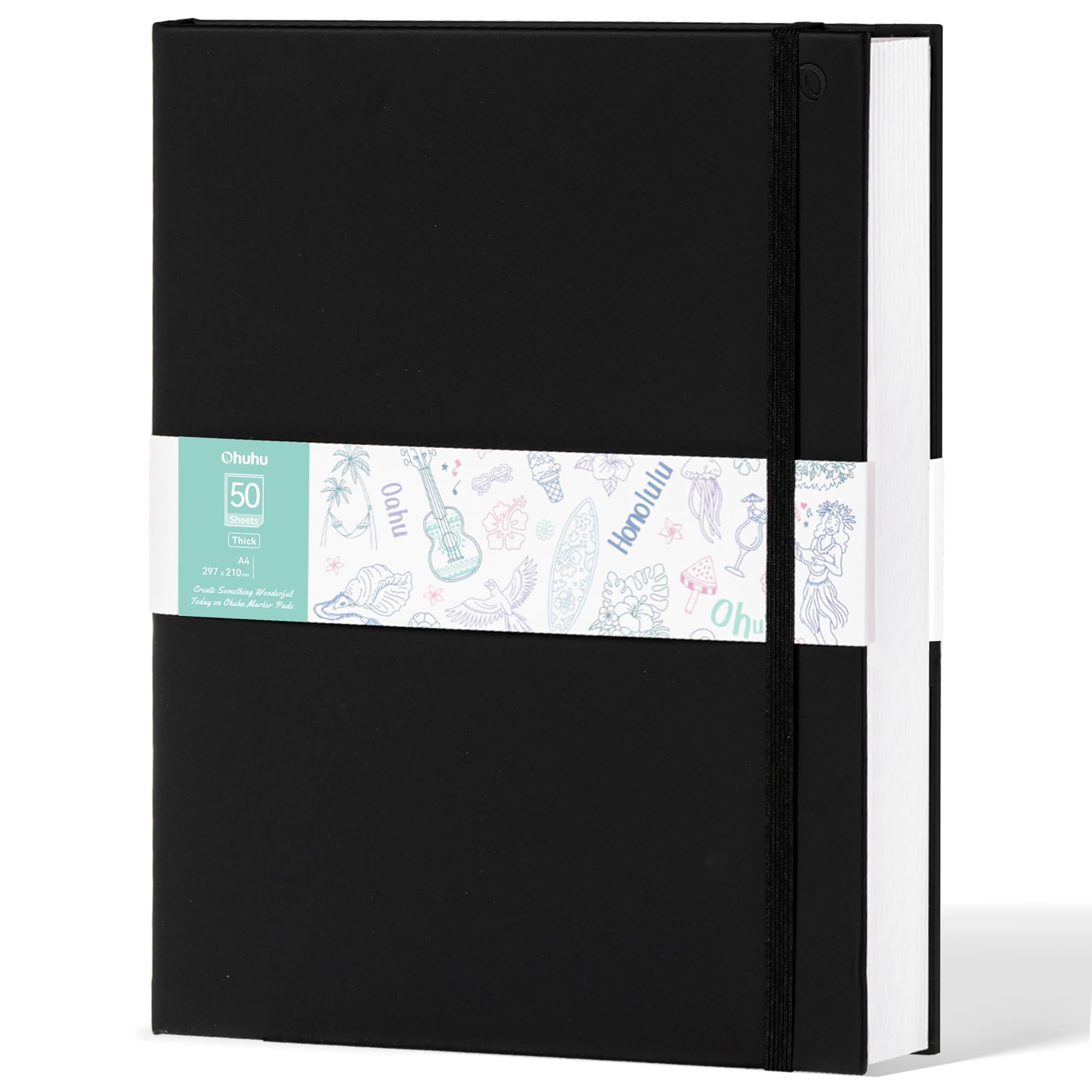 Ohuhu A4 Double-Sided Bleedproof Art Sketchbook 280GSM Super Thick Paper — image 1