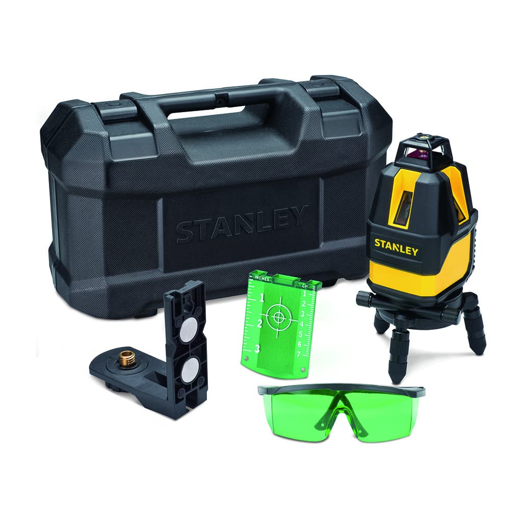 Stanley - Niveau laser multilignes 360° vert portée 20m/50m avec mallette - SML360