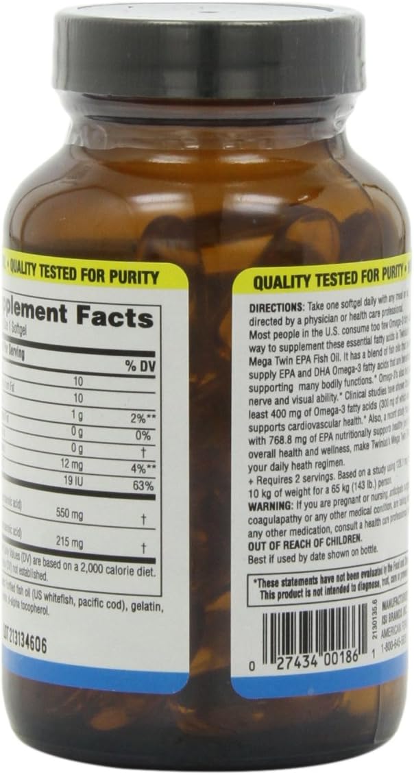 Twinlab Mega Twin EPA Fish Oil