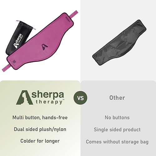 Miniatura 7 de Bolsa de hielo flexible para el cuello, bolsa de hielo de gel suave para aliviar el dolor, manos libres, recuperación cervical (8 x 23 pulgadas),