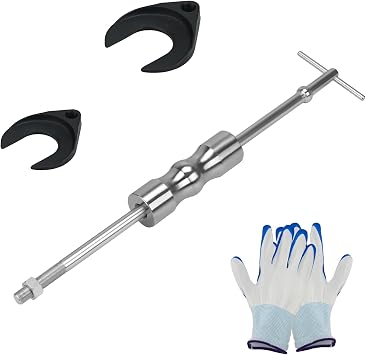 Inner CV Axle Puller Tool Set with 5/8"-18 Slide Hammer & Adapter Front Wheel Drive Axle Puller Slide Hammer Set