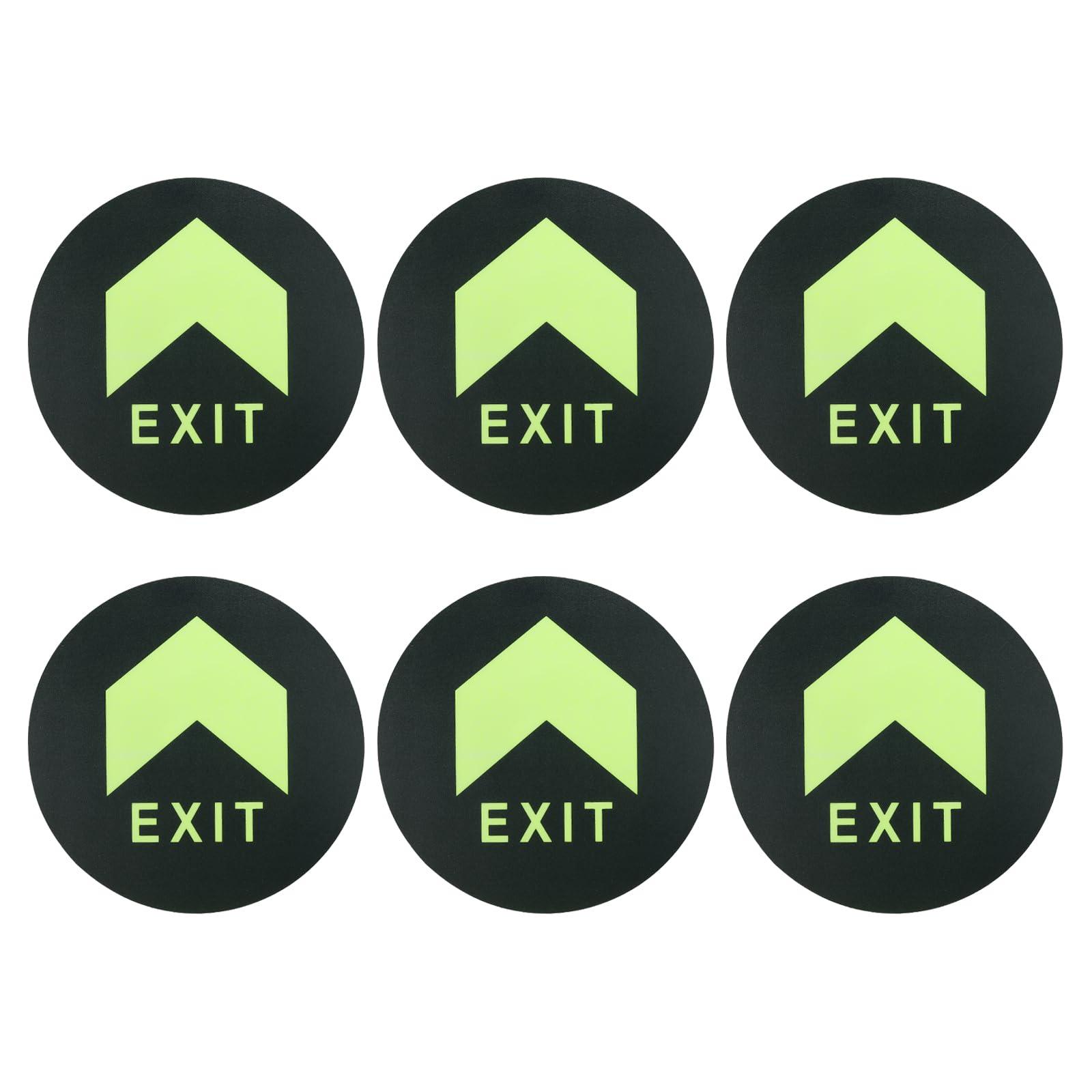 Autocollants lumineux sortie directionnels pour marquage mural et signalisation au sol