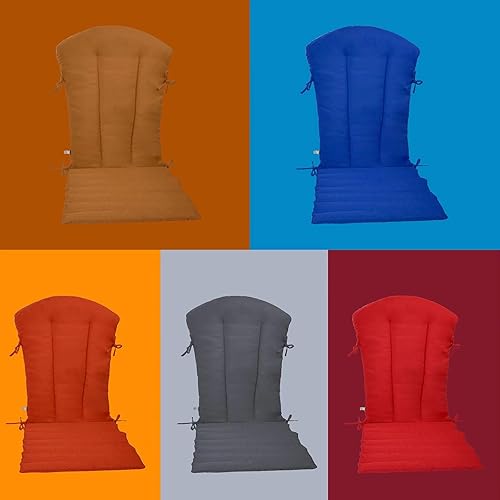 Miniatura 6 de Adironack - Juego de 4 cojines para muebles de interior y exterior, color azul marino