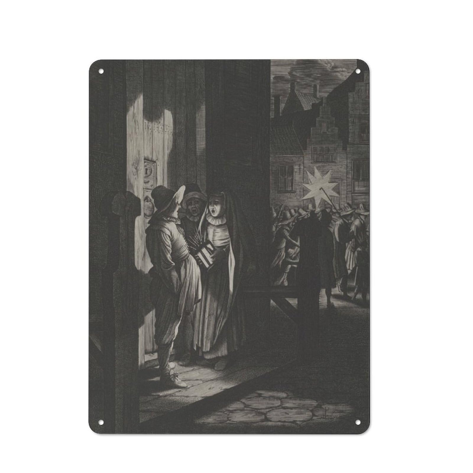 Junmoney Star Of The Kings Classic Metal Wall Decor 40X30cm, Metal Sign For Cafe, Pub, Workshop Or Home Bar, Small Accent For Blank Walls