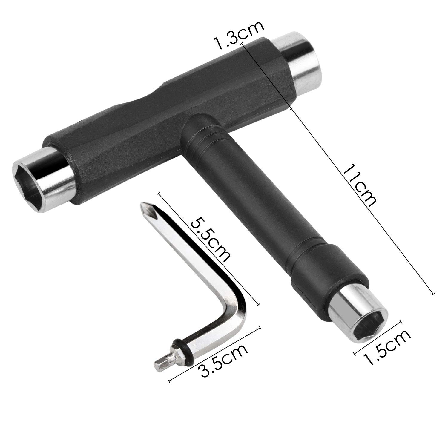 Outil TRIXIES pour trottinette/skateboard/longboard avec clé Allen
