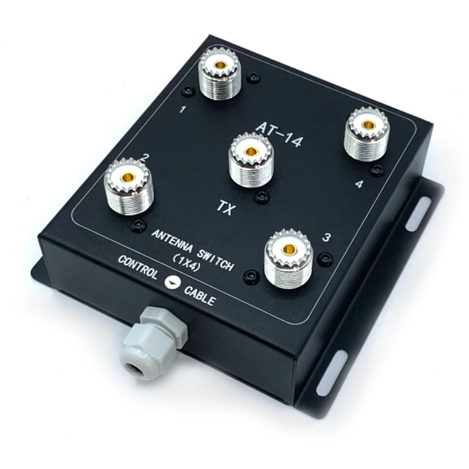 Sistema di commutazione antenna radiocomandata, 4 ingressi 500W PEP
