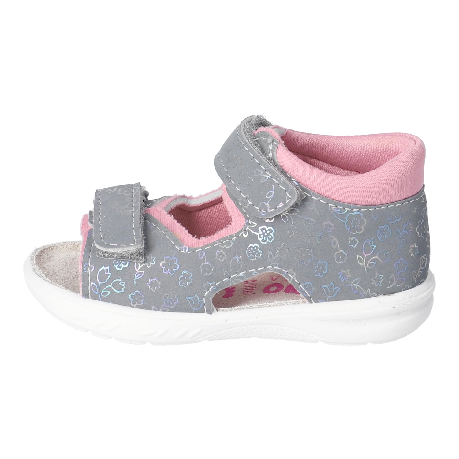 RICOSTA girl Sandals TITU,Width: Normal (WMS), Graphite Mallow 450, 21 EU