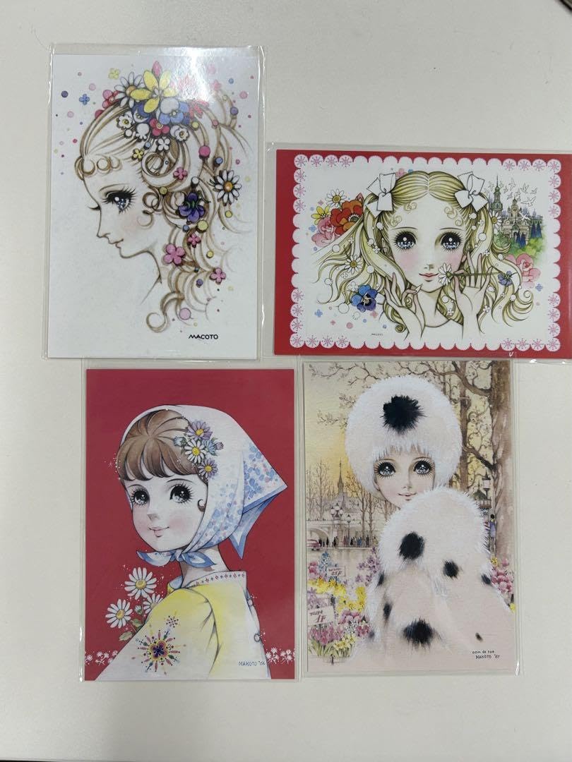 Amazon | 高橋真琴グッズ ポストカード4枚セット多分MACOTO | ポスト