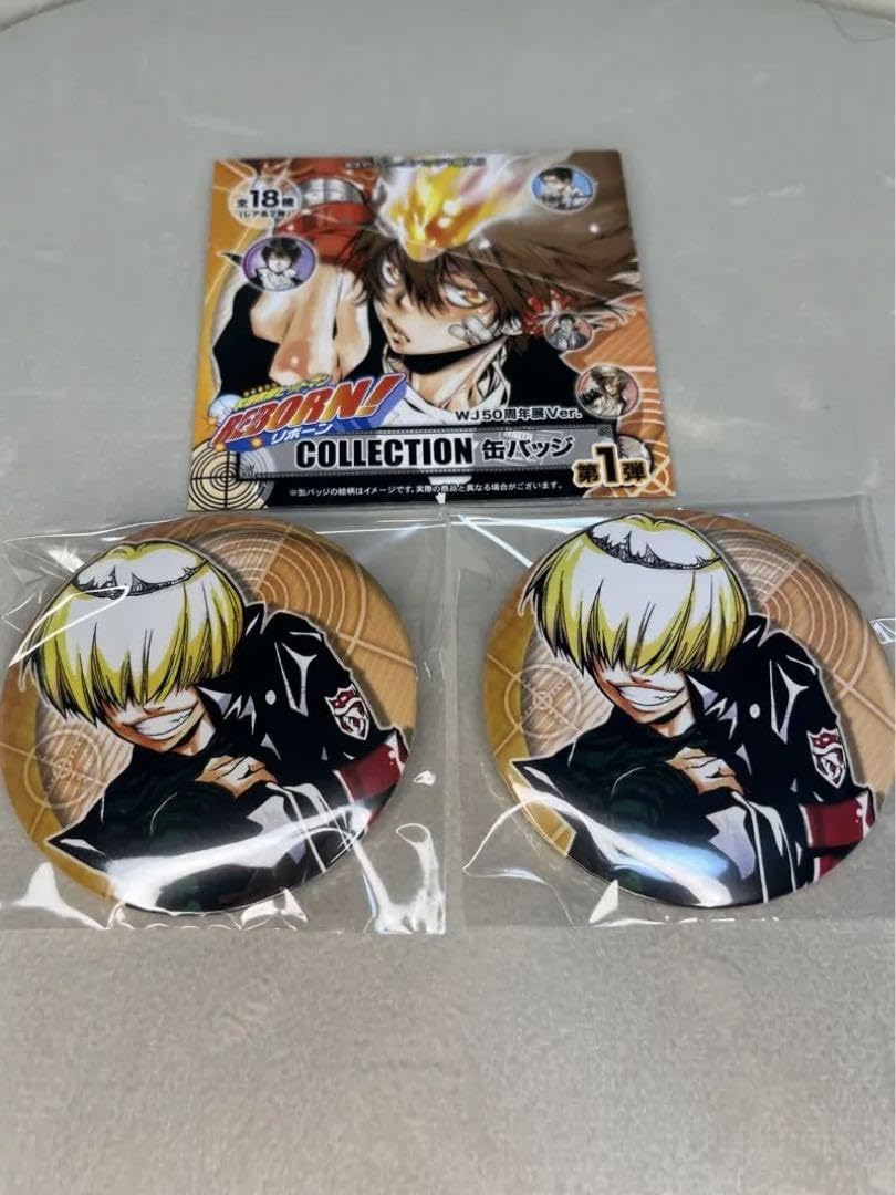 家庭教師ヒットマンREBORN リボーン ジャンプフェスタ 缶バッジ ベル 家庭教師ヒットマン REBORN 六道骸 ジャンプフェスタ JF 缶