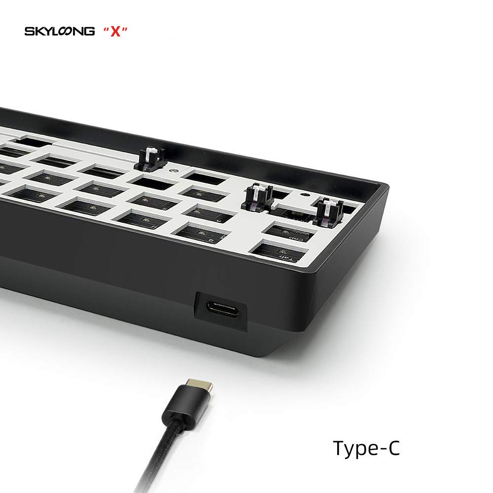 Amazon.com: GK68X DIY Mechanical Keyboard kit hot-swappable Wired