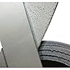 TOFL 7/8 Inch Wide x 72” (6 Feet) Long Thick Leather Strips for Crafts | 1/8" Thick(7-8oz) | Leather Strapping for Craft Supplies, Bags, Belts, Jewelry (One Strap) White #3