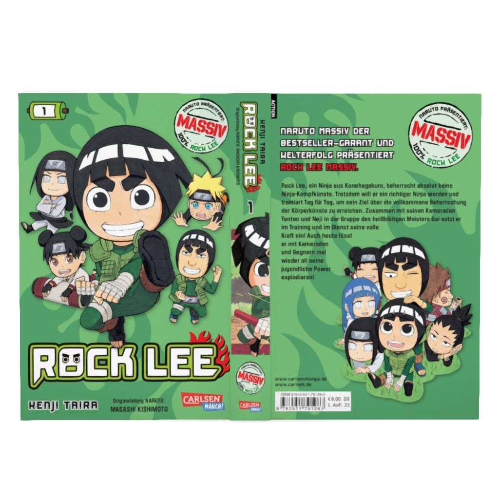 Rock Lee Massiv 1: Der NARUTO-Spin-off als Massiv-Ausgabe | NARUTO MASSIV der Bestseller-Garant und Welterfolg präsentiert ROCK LEE MASSIV.