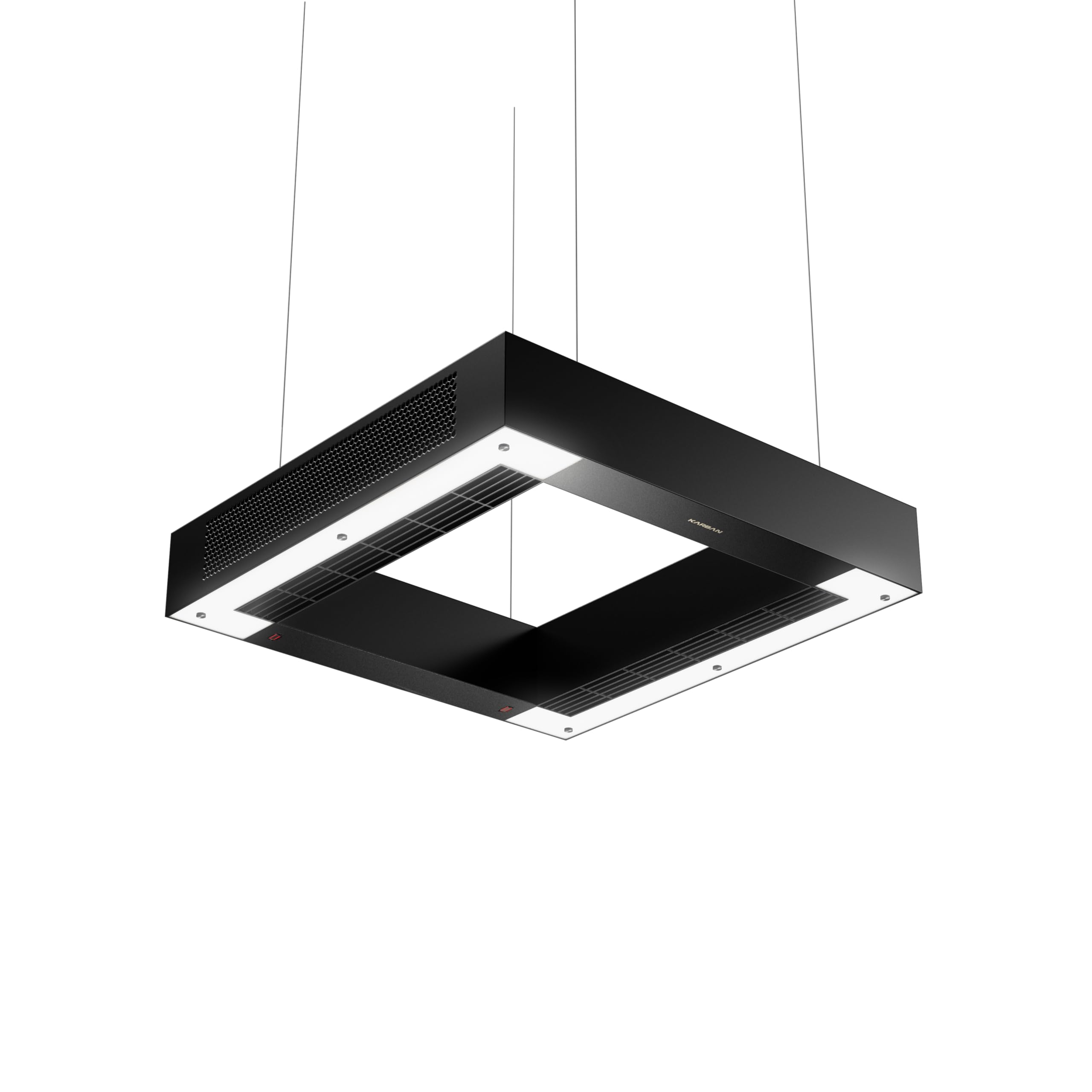 KARBAN AIRZONE 3-in-1 Bladeless Ceiling Air Purifier with Fan & Light | Remote Control 2-Sided Airflow Energy Saving Premium Wooden Fan for Home Office Kids Room (Black, White LED Light) (B0D5YGSBXD) Amazon Price History, Amazon Price Tracker