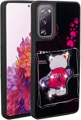 Zore Galaxy ile uyumlu S20 FE Kılıf Parlayan Kabartmalı İkonik Figürlü Zore Amas Silikon Kapak Siyah