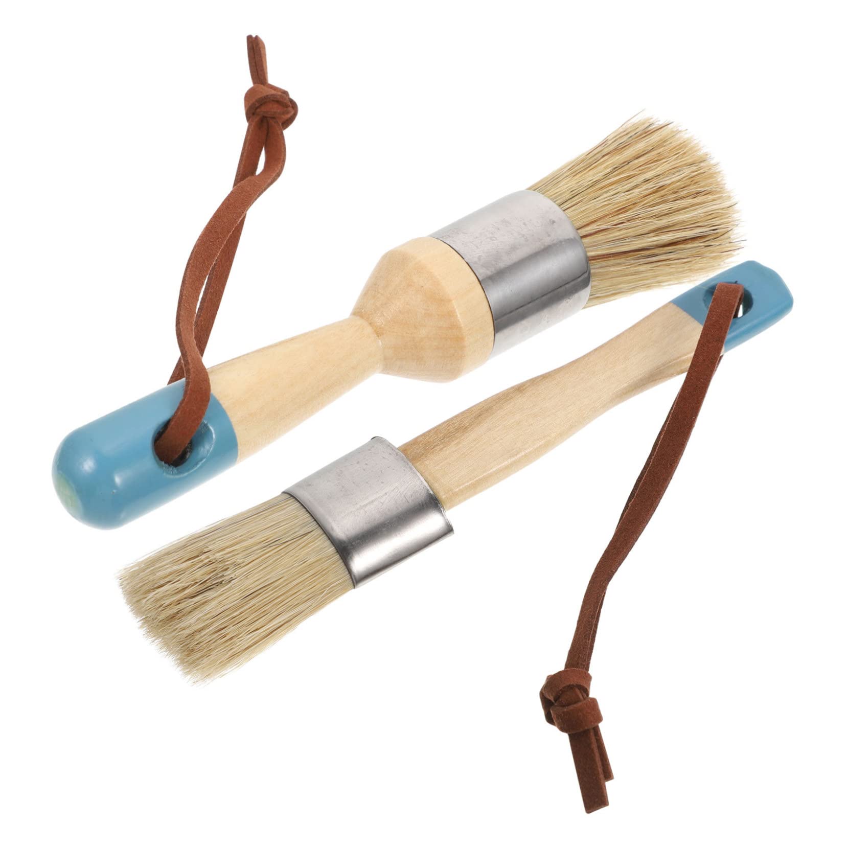 8 Pz Pennello Per Pastelli a Setole Pennello Per Cera Portatile Comodo Da Pittura Domestico Per Artisti Portatile Morbido Per Cera Di Legno