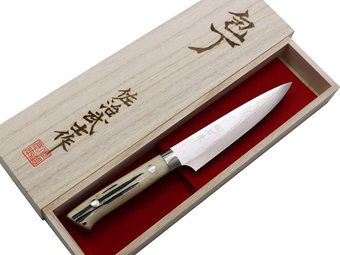 ペティナイフ】伝統工芸士 佐治武士:作☆料理包丁☆美しい鎚目☆ www