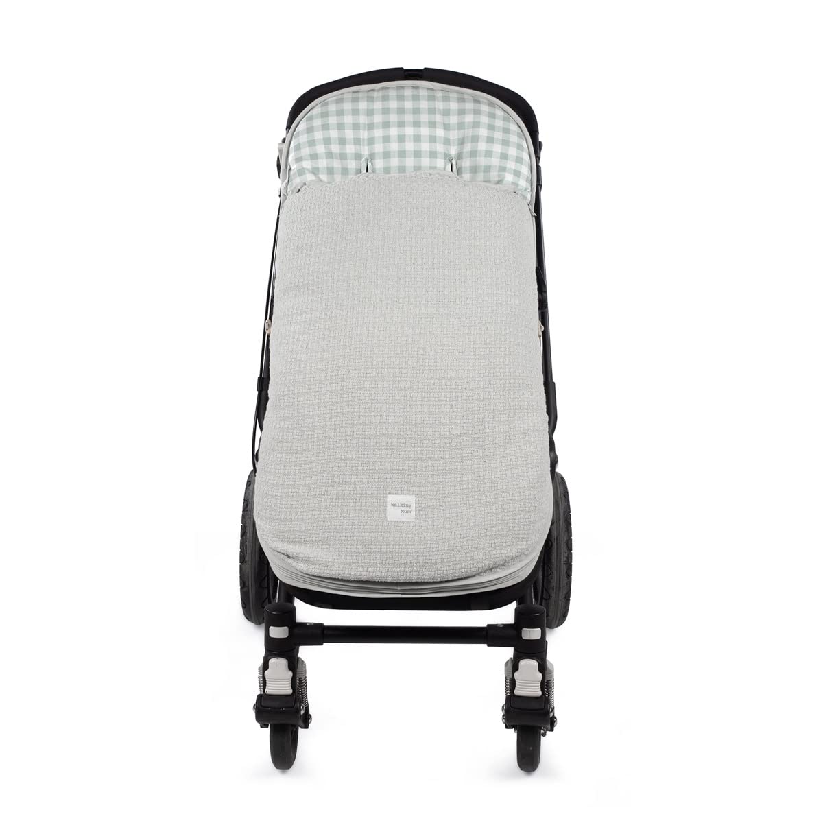 Walking Mum Saco Silla De Paseo I Love Vichy. Uso Universal Y Compatible Con La Mayoría De Los Carros. Color Verde.