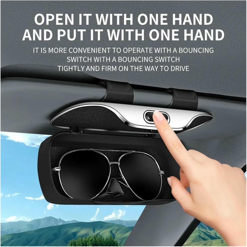 Naciśnij przycisk ABS osłona na okulary przeciwsłoneczne kompatybilne z Hyundai N Line I20 I30 Kona Tucson Sonata IONIQ 5 Palisade uchwyt na okulary