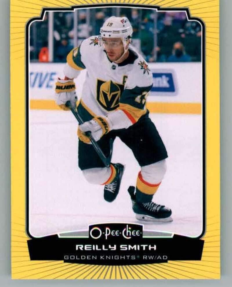 2022-23 O-Pee-Chee Yellow Border #390 Reilly Smith Vegas Golden Knights NHL Hockey Trading Card
